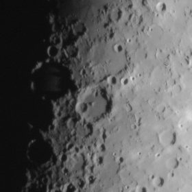  Lunar Craters On The Terminator